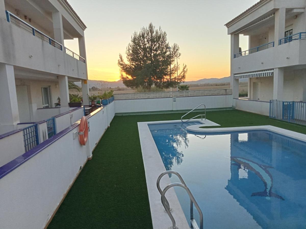 Apartamento Playa Almarda Corinto, Piscina, Wifi,2 Terrazas, Barbacoa,Tranquilo Sagunto Exterior foto