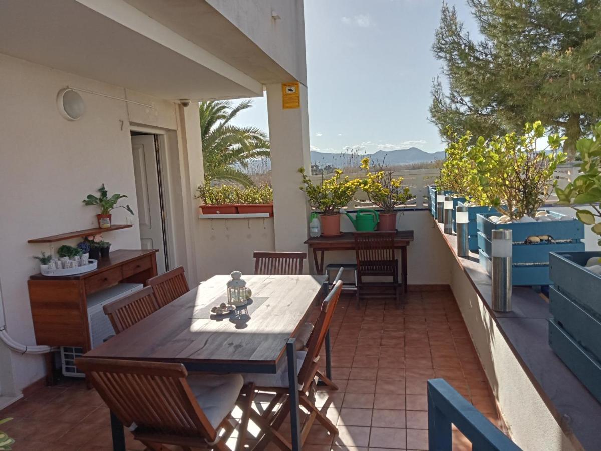 Apartamento Playa Almarda Corinto, Piscina, Wifi,2 Terrazas, Barbacoa,Tranquilo Sagunto Exterior foto